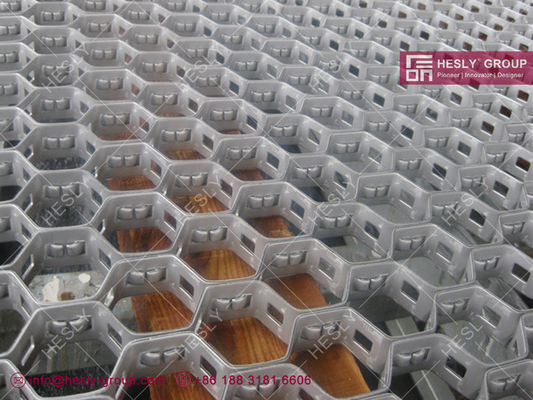SS316 Hexmetal Mesh, плоская толщина 2 мм, плоская высота 20 мм, 2&quot; Honeycomb отверстие, бренд HESLY, Китай Фабрика продажи поставщик