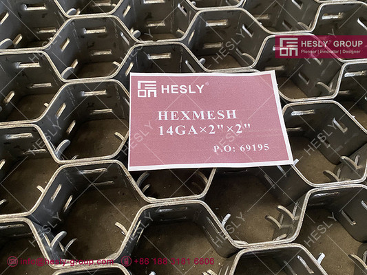 SS310S Hexsteel для труб дымовых газов, двойная сетка, 2 &quot;медовый ров, 3 футов на 6 футов, 1&quot; высоты, HESLY Brand China поставщик