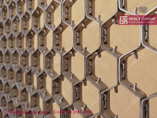 3/4&quot;x14ga Рефракторные облицовки шестерковой сетки 410 шестерковой стали Китайская фабрика шестерковой стали поставщик