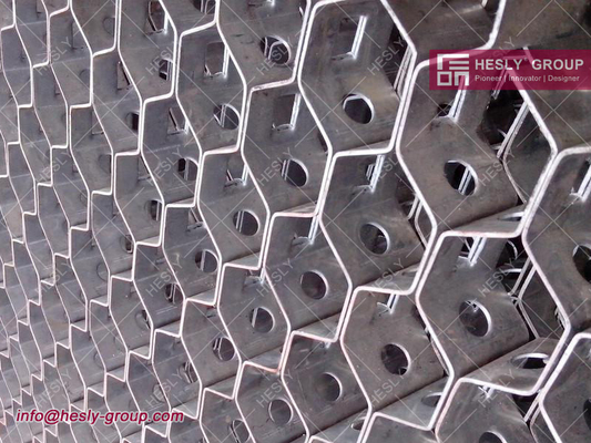 AISI321 HESLY Гексметалл для огнеупорной подкладки - 2 &quot;высота, толщина 12 га, 3 фута на 10 футов поставщик